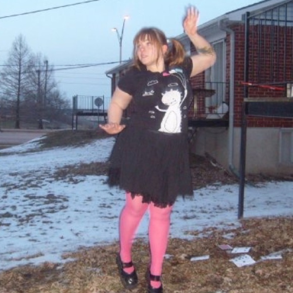Cute Emo Dinosaur Balloon Tee